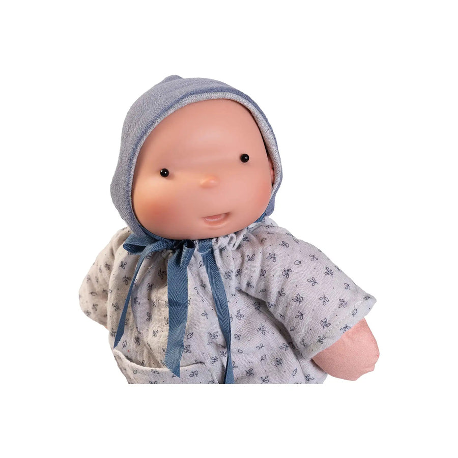 Ariel azul con capota parejita, Organic Doll (86321) - Muñecas Antonio Juan
