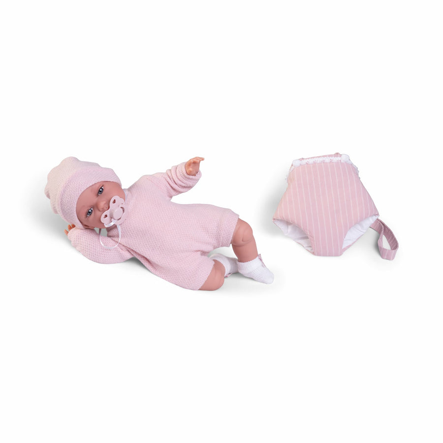 Baby Toneta palabritas con portabebé (70357) - Muñecas Antonio Juan