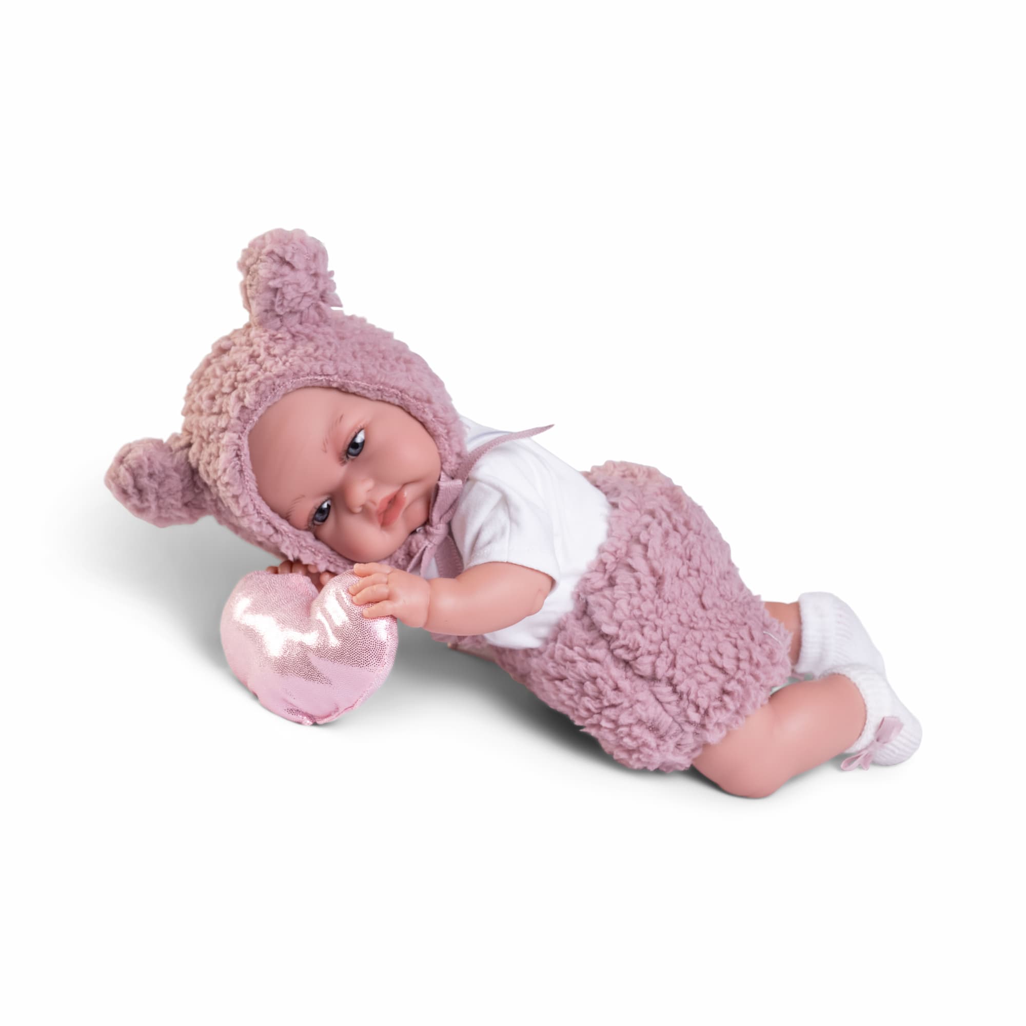 Muñeca Bebé Toneta Con Chaleco - Articulada, 34 Cm, Para Niñas A Partir De 3 Años