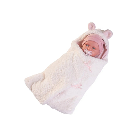 Babydoo palabritas con saco de borrreguillo (18306) - Muñecas Antonio Juan