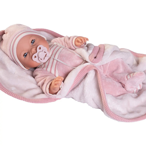 Bimba lagrimitas con mantita de invierno (14155) - Muñecas Antonio Juan