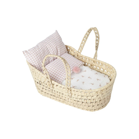 Capazo de palma flores para muñecas Antonio Juan

