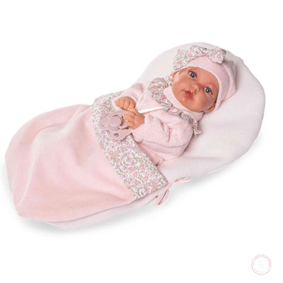 Petit con saquito de dormir de flores 27 cm