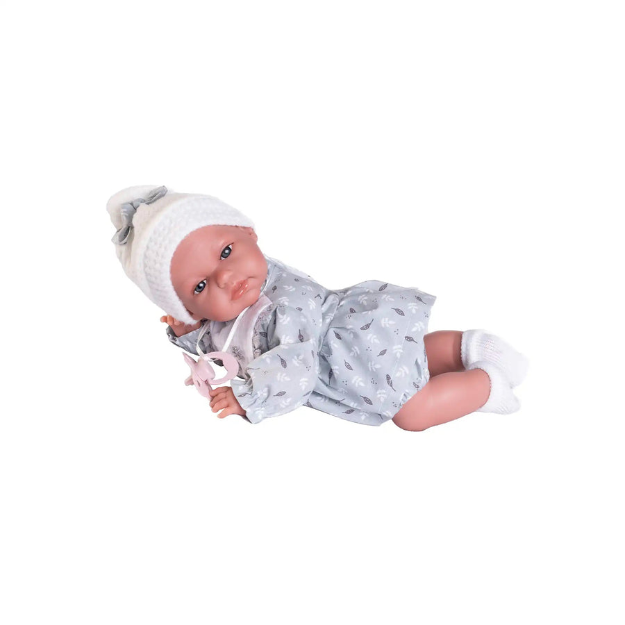 Recién Nacida Baby Toneta posturitas con hojitas (70359) - Muñecas Antonio Juan