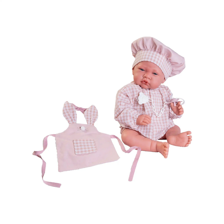 Recién Nacida cocinera con delantal para ti (33350) - Muñecas Antonio Juan