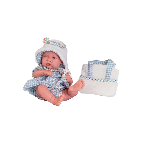Recién Nacida con bolsito de borreguillo (50398) - Muñecas Antonio Juan