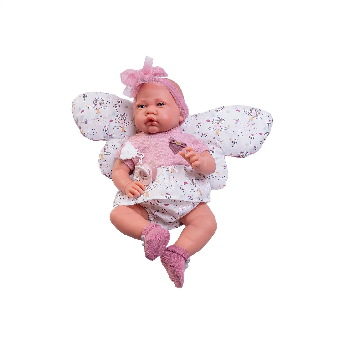 Recién Nacida con cojín mariposa (33224) - Muñecas Antonio Juan