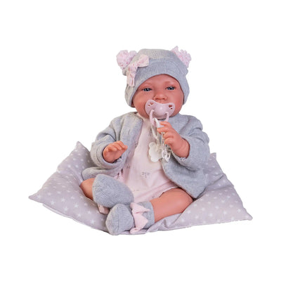 Recién Nacida Lúa con cojín y chaqueta 42 cm (33086)