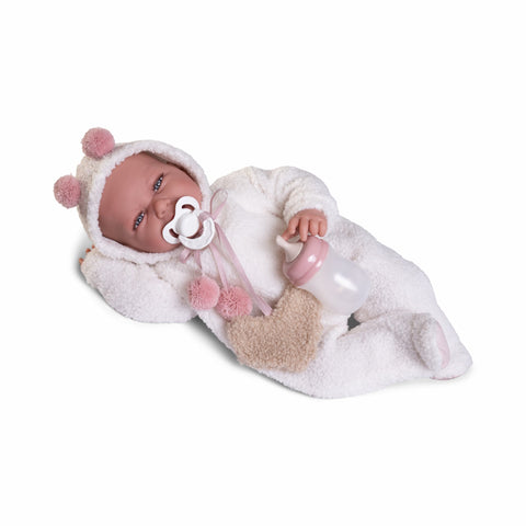 Recién Nacida con peso Carla peluche (33369) - Muñecas Antonio Juan