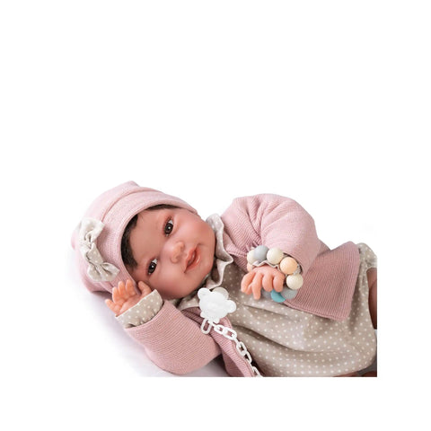 Recién Nacida con peso Pipa paseo con mordedor (33354) - Muñecas Antonio Juan