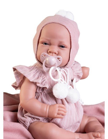 Recién Nacida inclusiva con mantita (33368) - Muñecas Antonio Juan