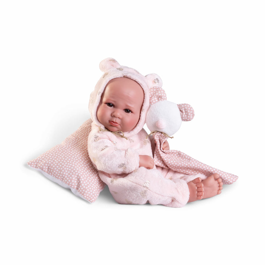Recién Nacida Luca pijama osito (50416) - Muñecas Antonio Juan