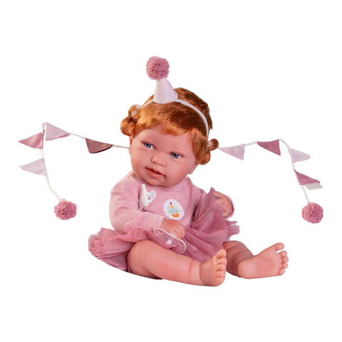 Recién Nacida Pipa Felíz Cumpleaños (50272) - Muñecas Antonio Juan