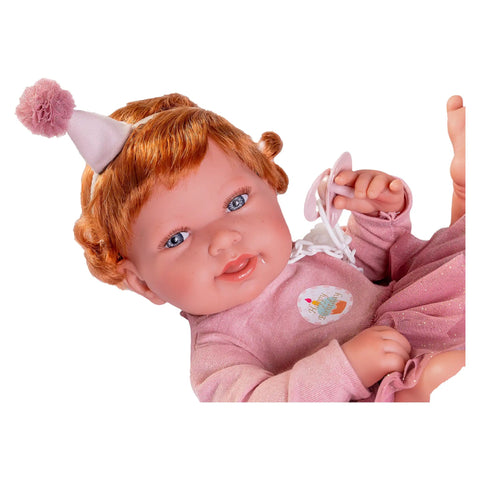 Recién Nacida Pipa Felíz Cumpleaños (50272) - Muñecas Antonio Juan