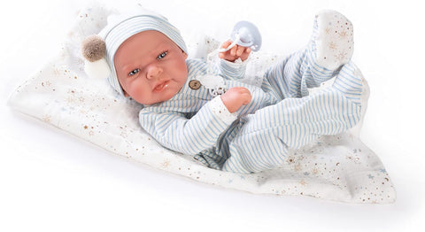 Recien Nacido Leo Parejita Manta Estrellitas (50275) - Muñecas Antonio Juan