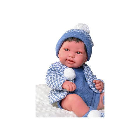 Recién Nacido Pipo con pompones y cojín algodón (50035) - Muñecas Antonio Juan
