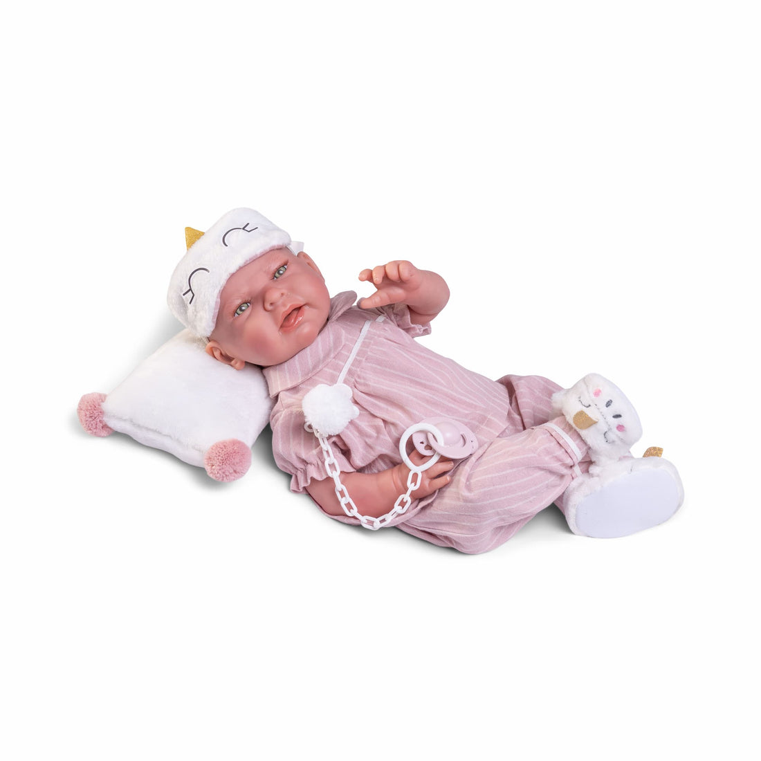 Sweet Reborn Lea pijama y antifaz (80323) - Muñecas Antonio Juan