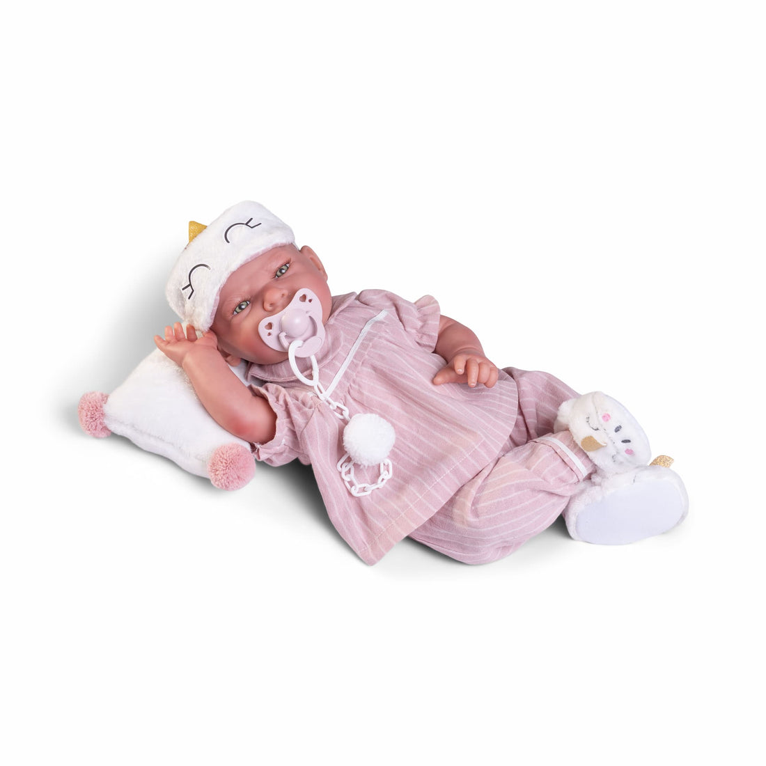 Sweet Reborn Lea pijama y antifaz (80323) - Muñecas Antonio Juan