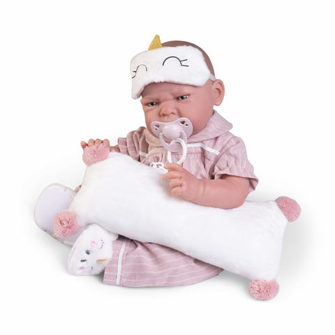 Sweet Reborn Lea pijama y antifaz (80323) - Muñecas Antonio Juan