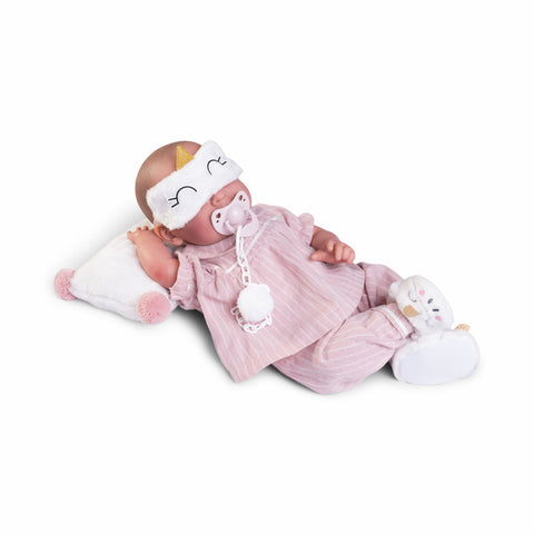 Sweet Reborn Lea pijama y antifaz (80323) - Muñecas Antonio Juan