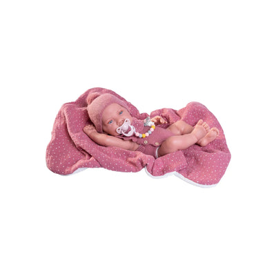 Sweet Reborn Nacida parejita con cuerpo de vinilo 42 cm (80220)